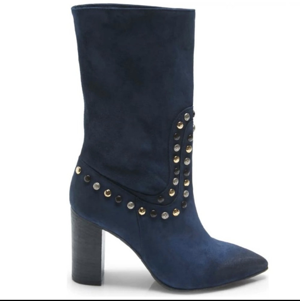 NWT Free People blue suede boots - Picture 3 of 12